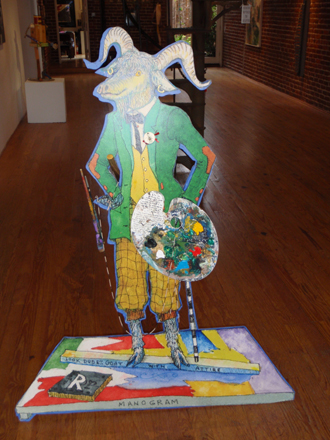 Goat with Attire, Copyright 2010, William T. Wiley