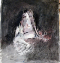 Nude in Interior, Copyright 2009, Gail Chadell Nanao