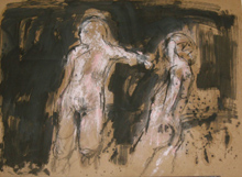 Two Figures, Copyright 2009, Gail Chadell Nanao